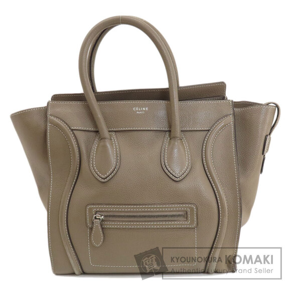 Celine Handbags - Celine Luggage Tote Bag Calfskin Leather